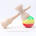 Beste japanische Holzspielzeug PU Streifen malen Kendama